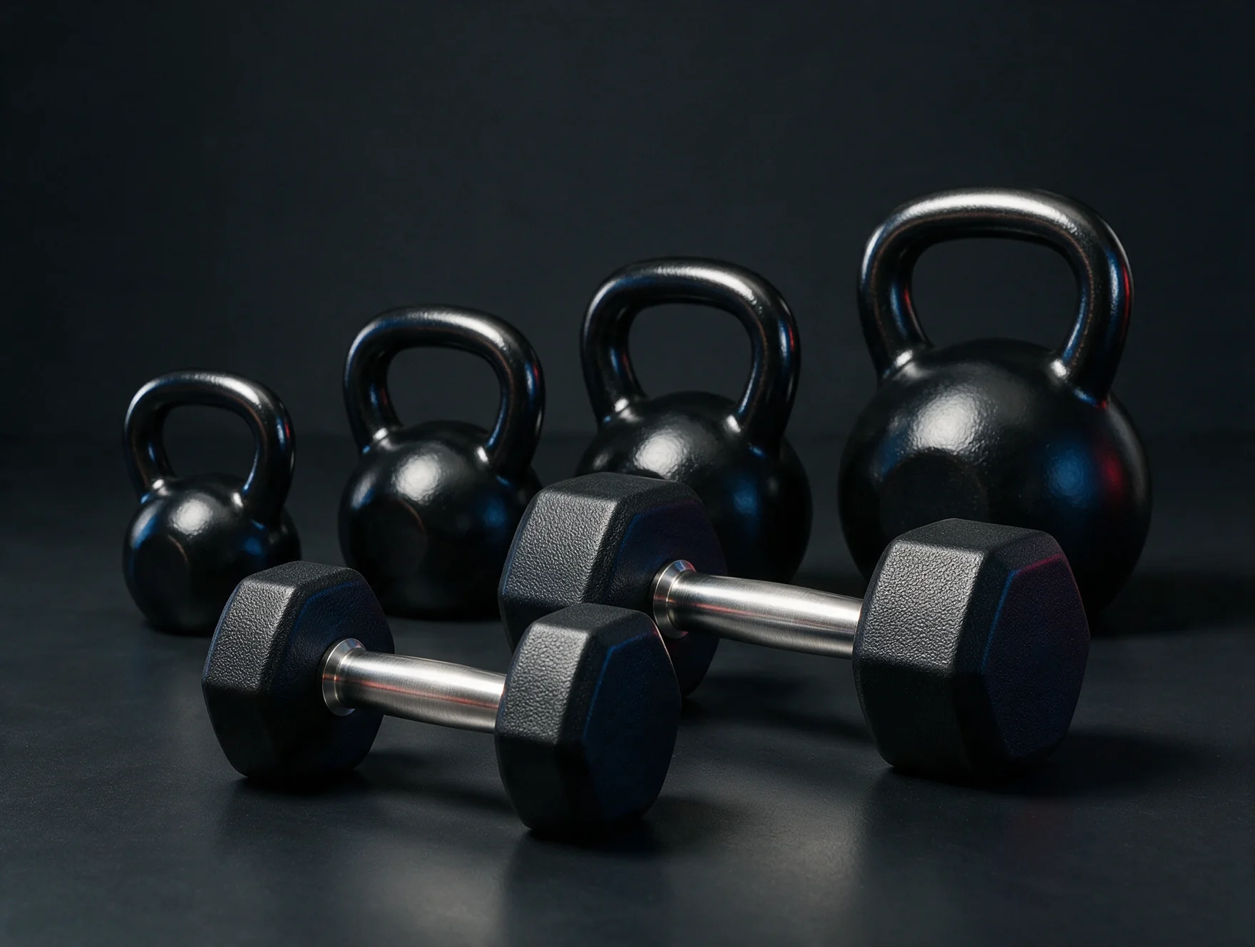 Dumbbells & kettlebells