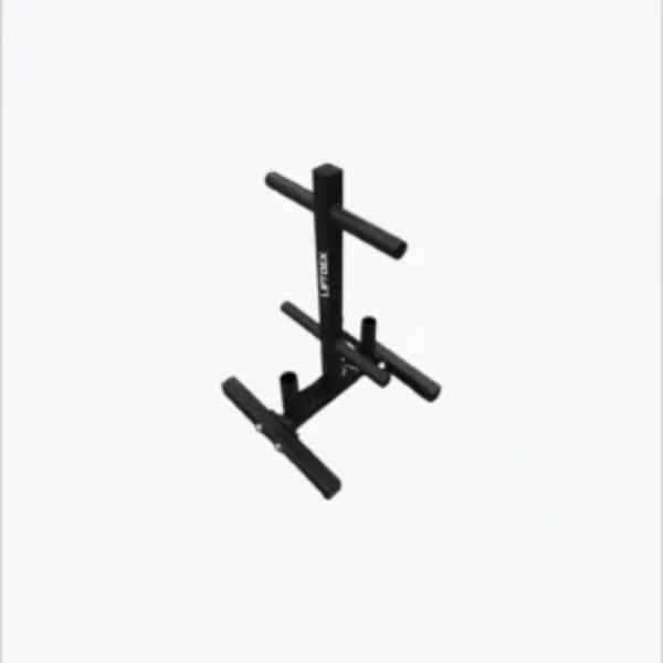 2 Level Plate Holder Tree with 2 Barbell Holder