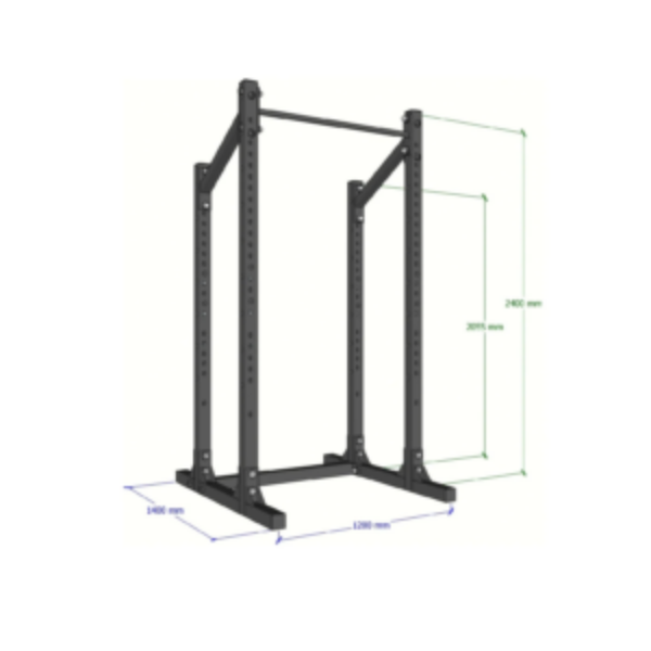 Half Rack (Free Standing) L1.4 x W1.2 x H2.4 M (Std)